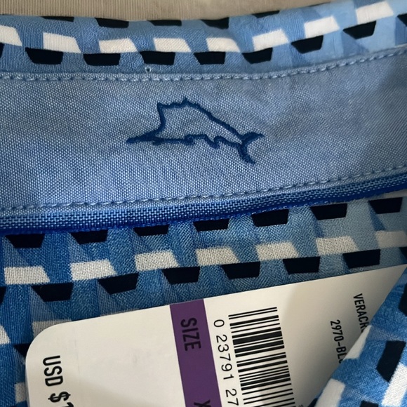 Tommy Bahama
Veracruz Cay Ombre Geo Short Sleeve Woven Shirt Sz XXL - Picture 8 of 10